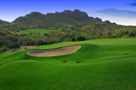 Hole #14 and #4 at The Dinosaur Course at Gold Canyon Golf Resort