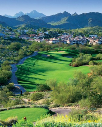 Hole #10 at Lookout Mountain Golf Course at the Pointe Tapatio Cliffs Hilton Resort in Phoenix