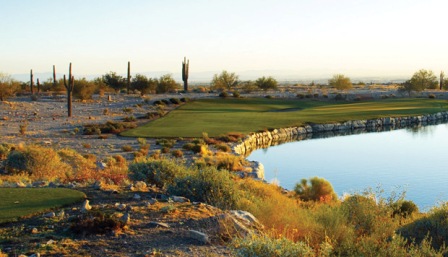 Beautiful desert landscape at Raven at Verrado Golf Course in Arizona